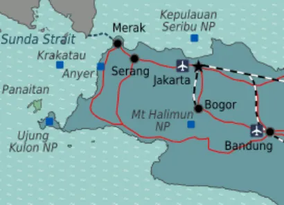 Jakarta map