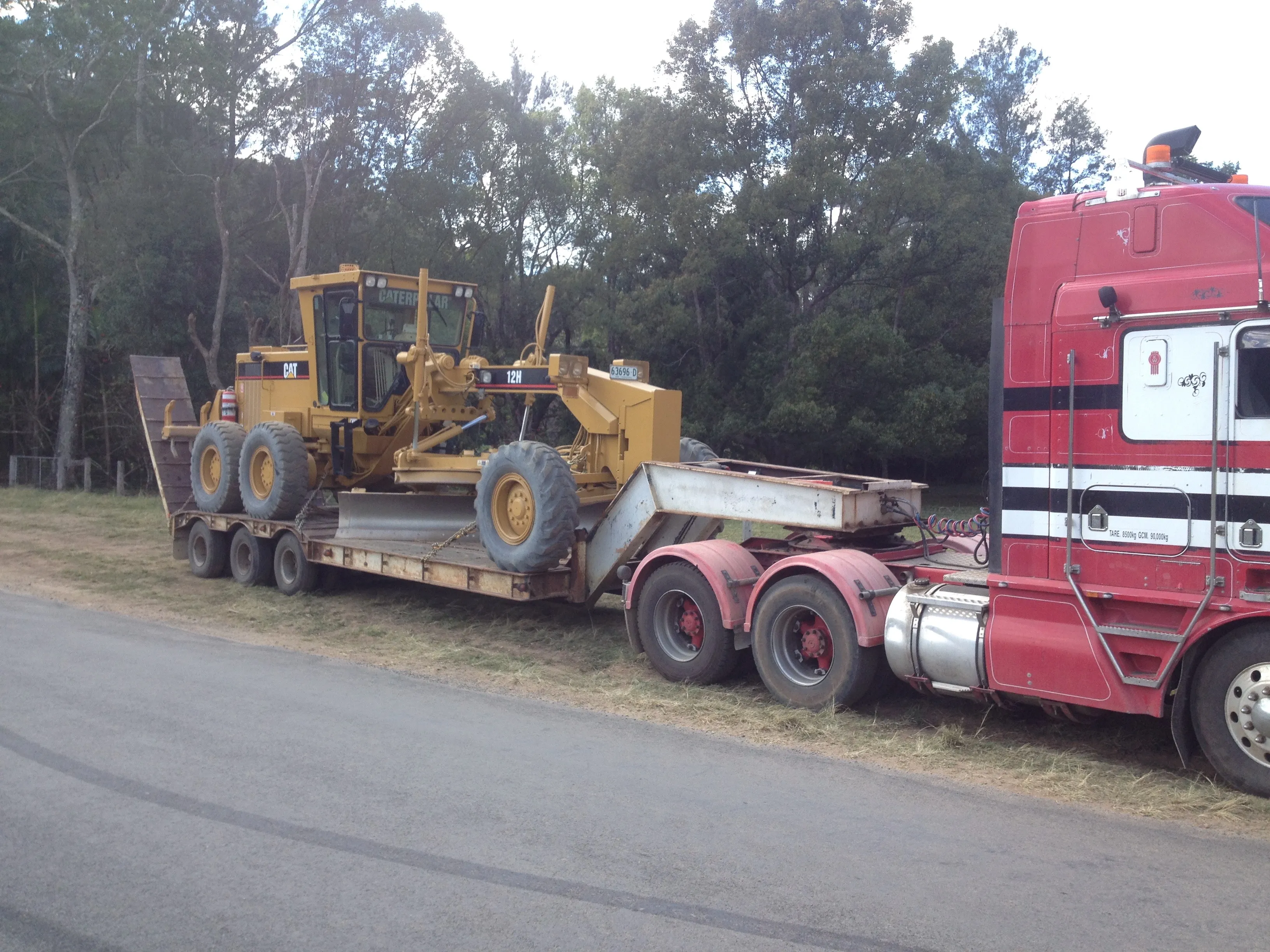 grader, grader transport