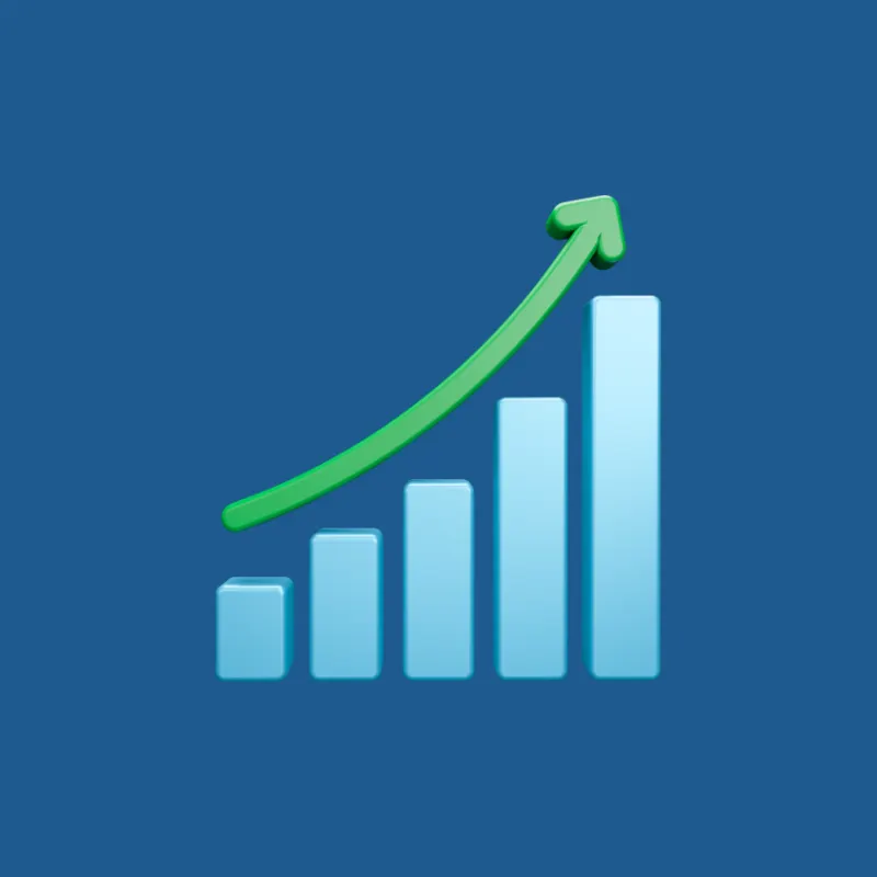 growth chart icon
