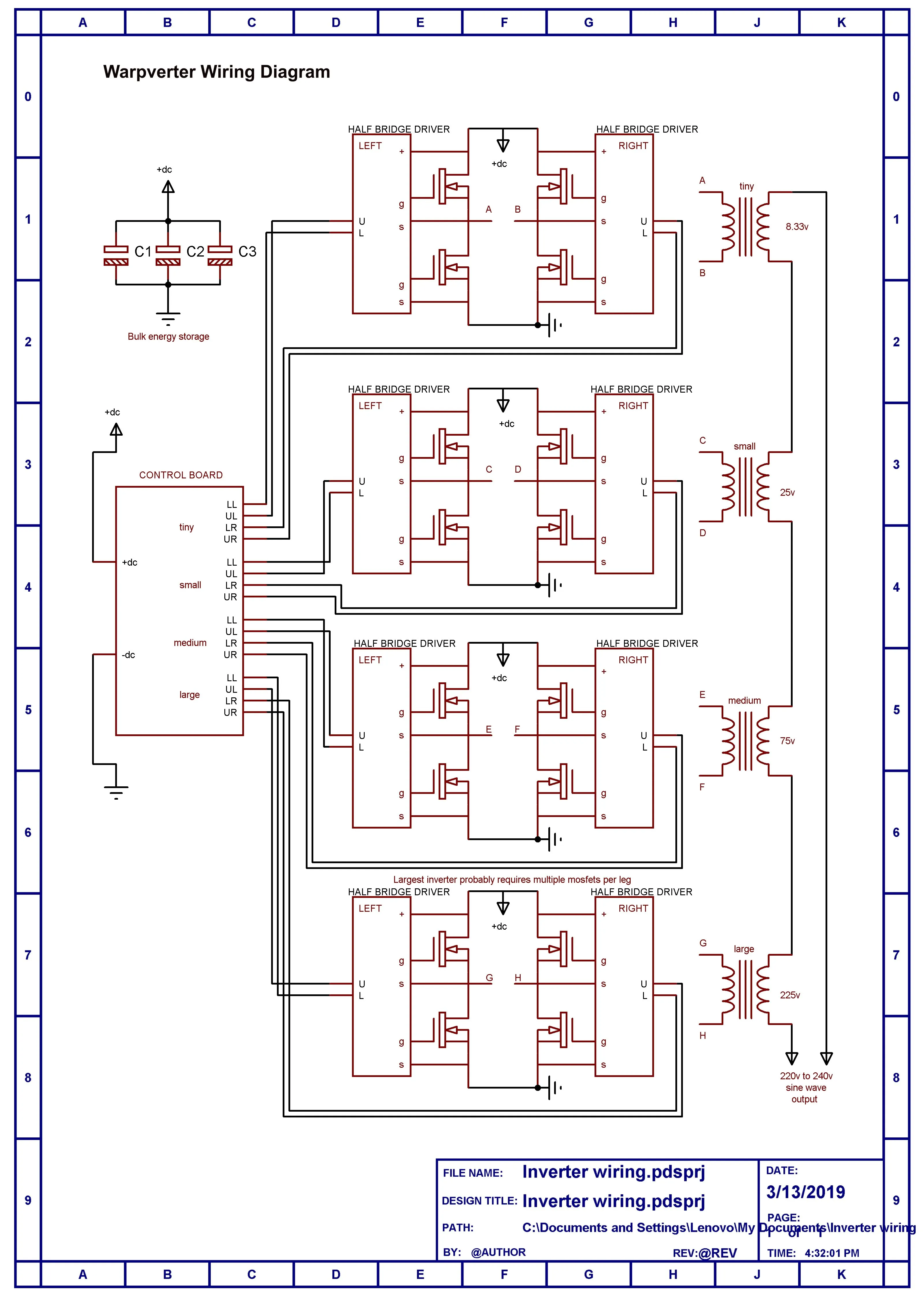 Warpverter Wiring Diagram