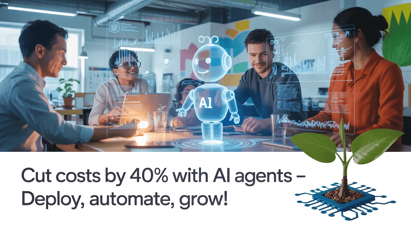 Save 40% in your business using AI agents