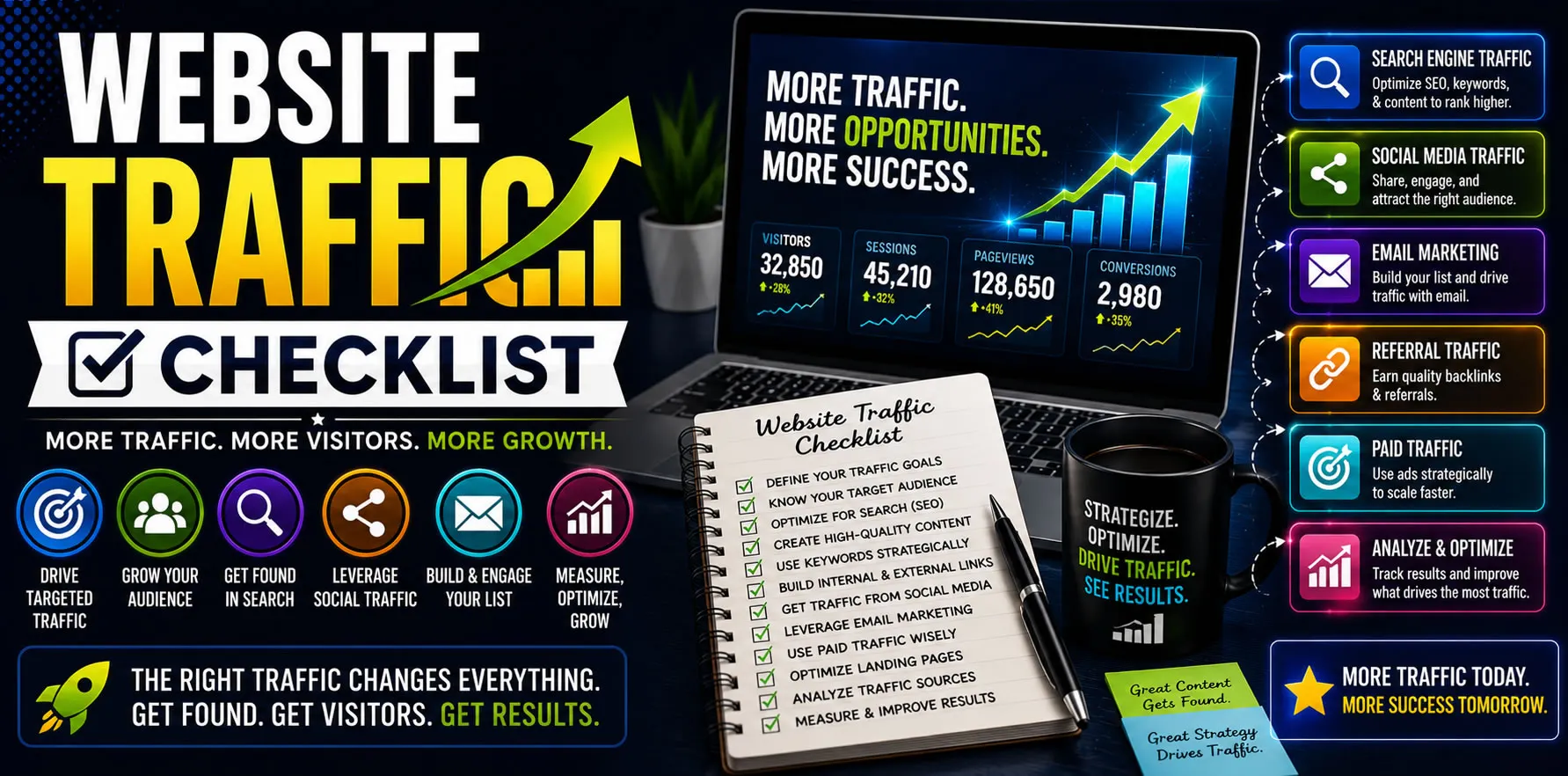 Website Traffic Checklist