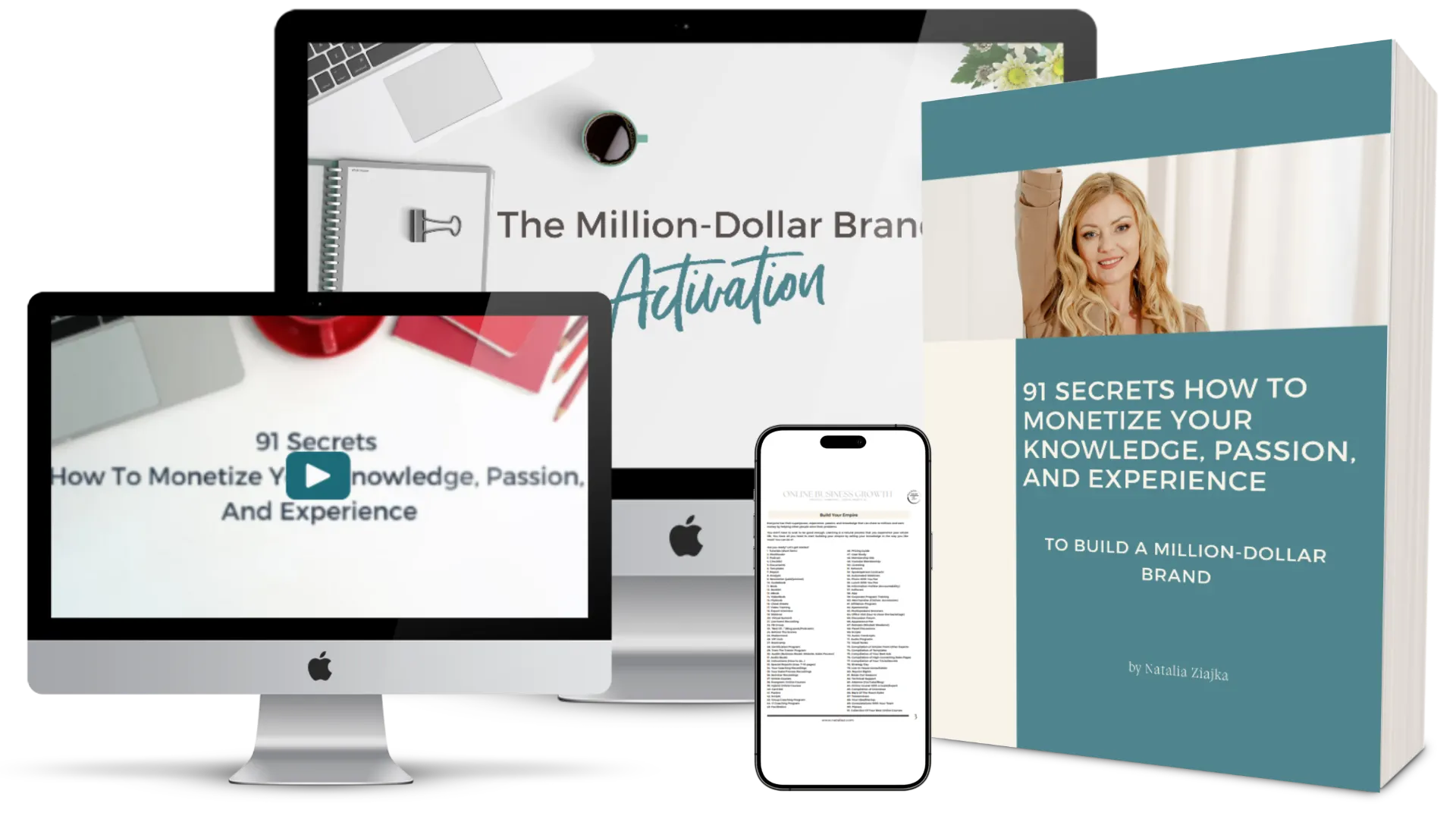 Mockup presenting Bonuses
