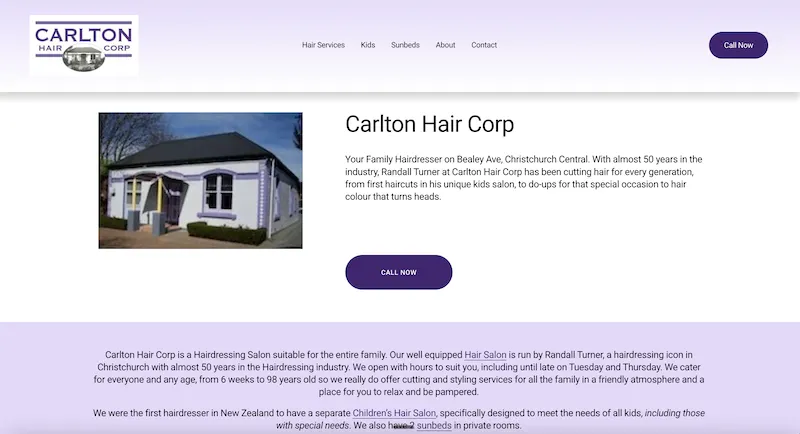 CarltonHairCorp.co.nz
