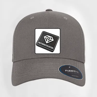 NFC Authenticated curved patch hat