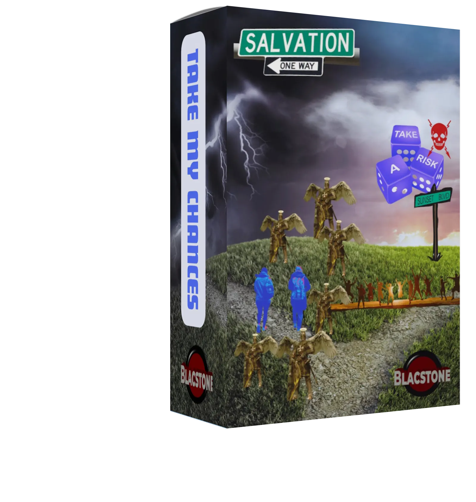 Split Path guarded by Angels and Sunny Path