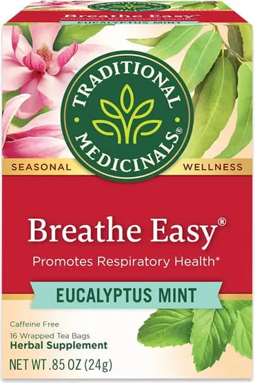 Traditional Medicinals Breathe Easy Tea, 16 Count Tea Bags