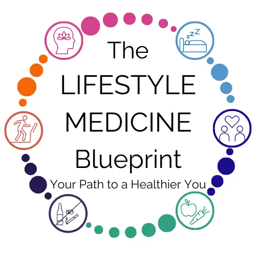 The Lifestyle Medicine Blueprint logo - your path to a healthier you
