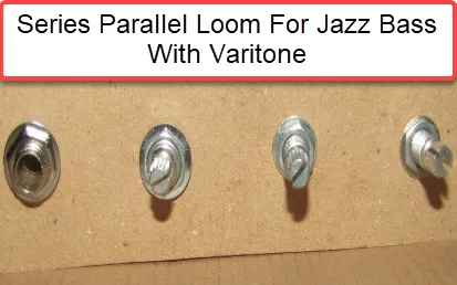 Series Parallel Loom for Jazz bass with Varitone small