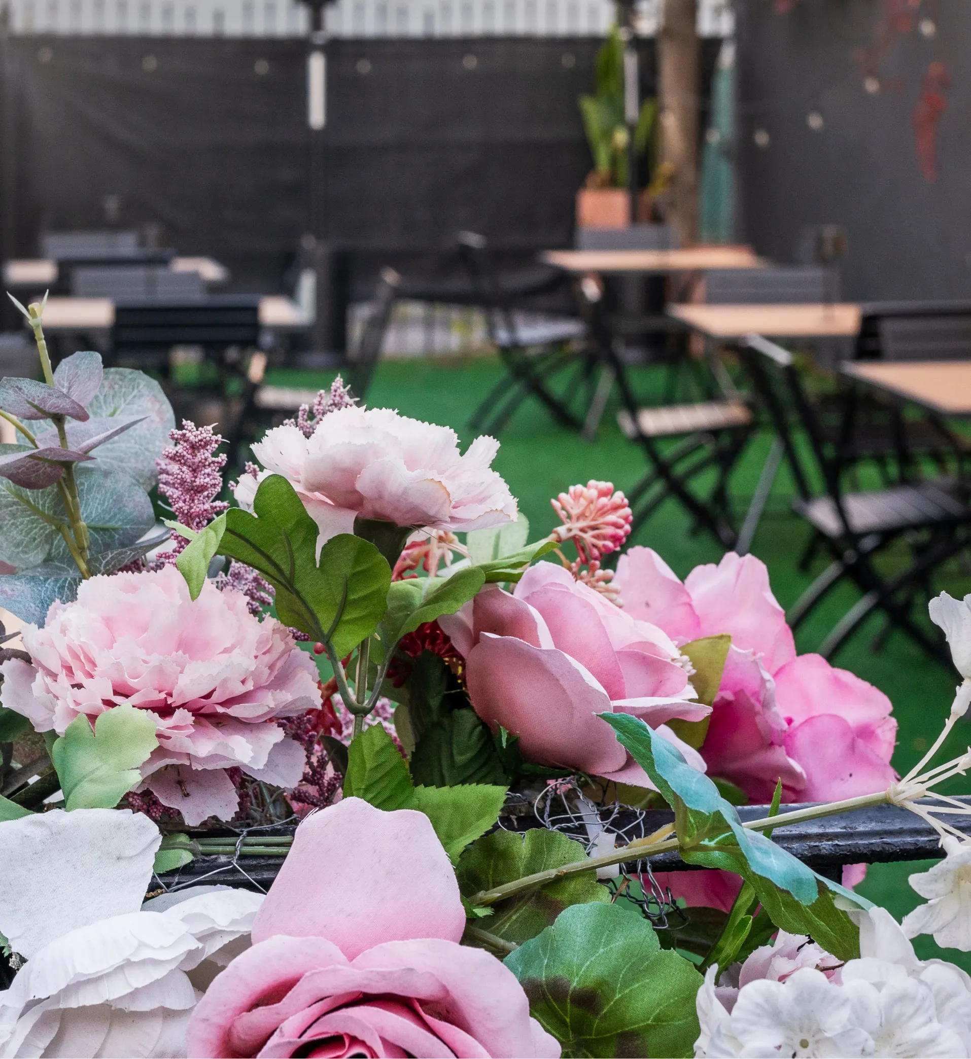 EighteenX Bar and Event Venue in Baltimore MD Outdoor Courtyard