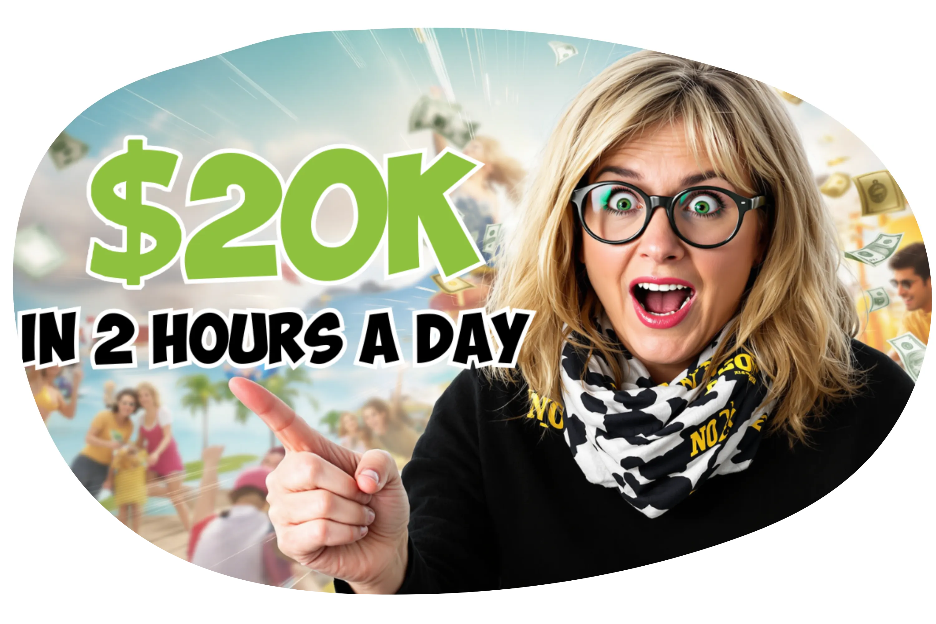 20k in 2 hours a day