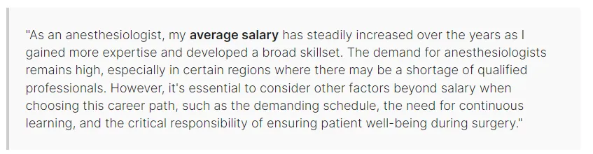 anesthesiologist salary