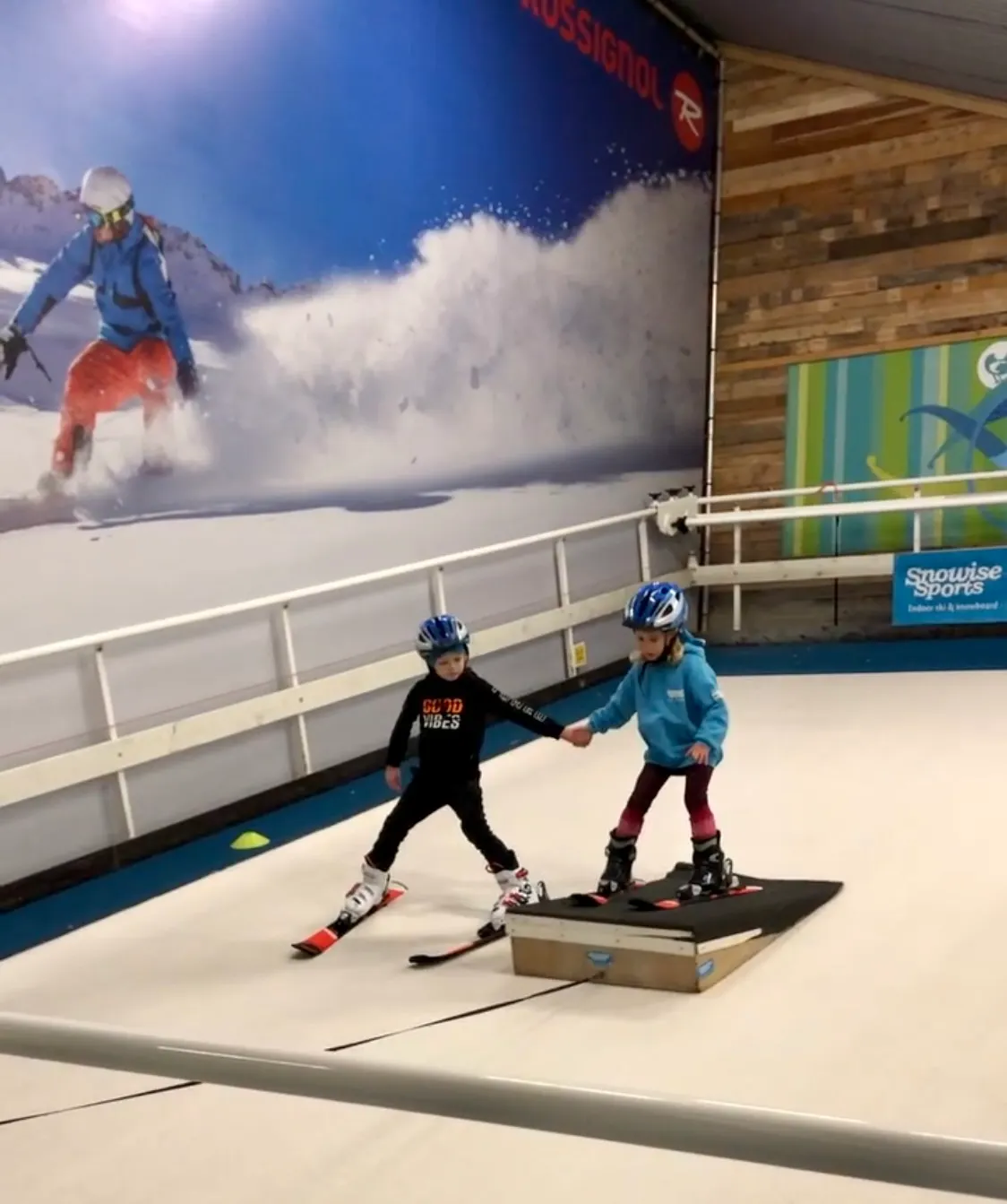 kinderfeestje indoor skiën