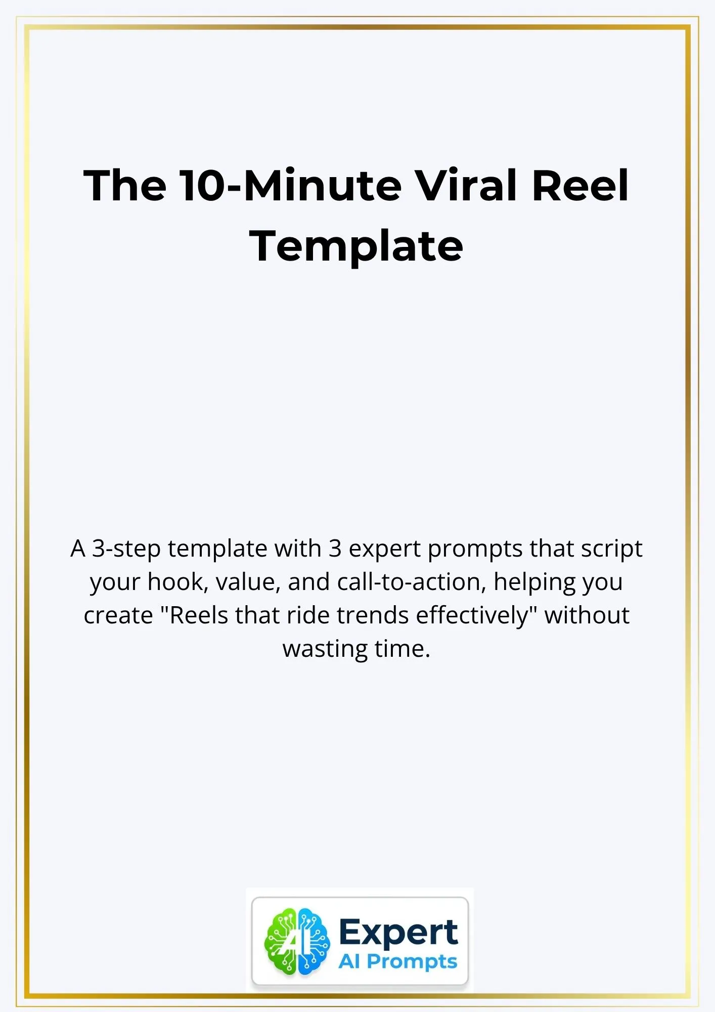 The 10-Minute Viral Reel Kit mockup