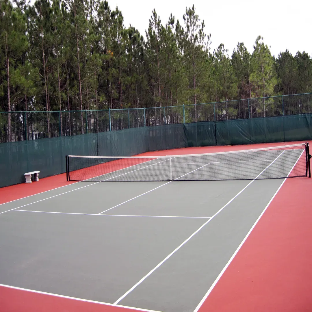 free tennis on one tennis court and a Golf Simulator & Launch Monitor