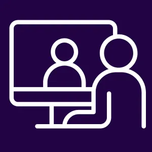 Online meeting icon