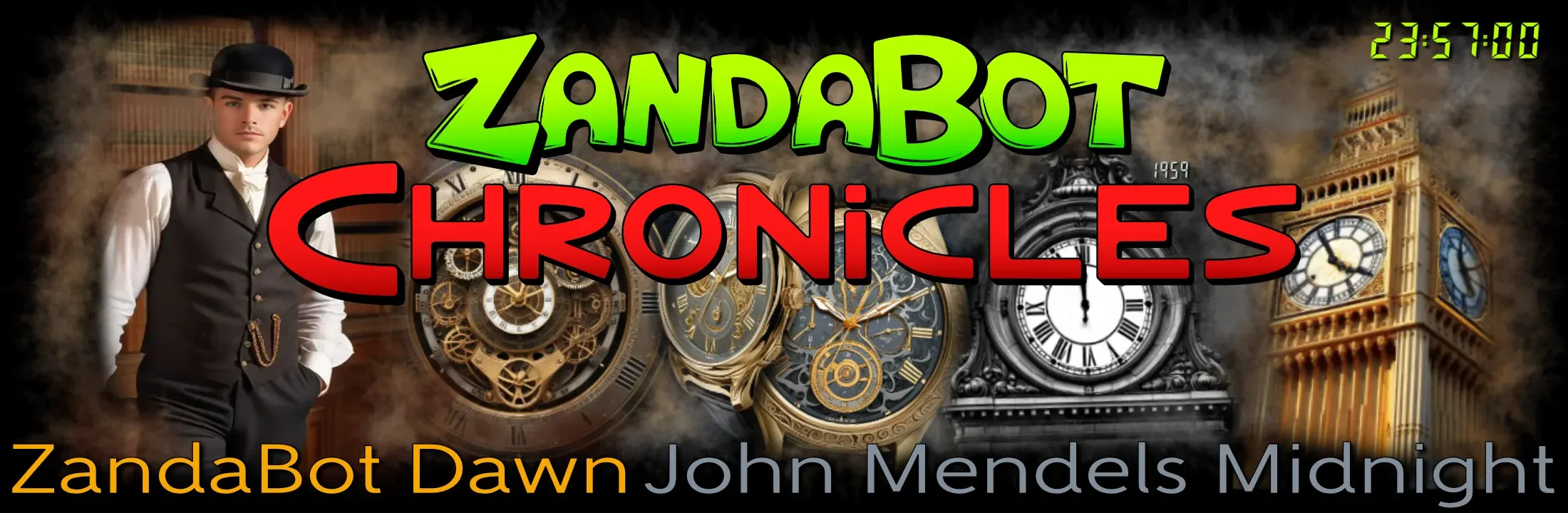ZandaBot Chronicles ZandaBot Dawn John Mendals Midnight