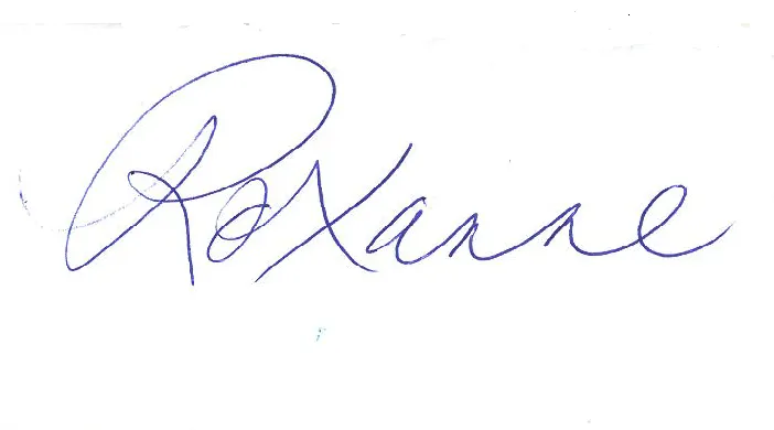 Roxanne Helme signature