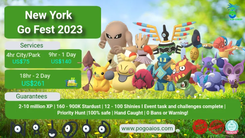 All the new Shiny Pokémon you can catch at Global GO Fest 2023