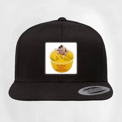 Bouillons will be Brothtized flat patch hat