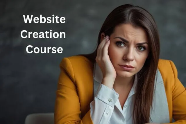 do it yourself website creation course without frustration or tech overwhelm