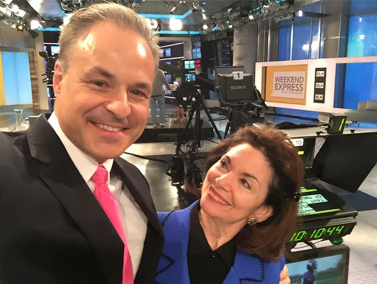 Clint Arthur & Joyce Gioia at CNN