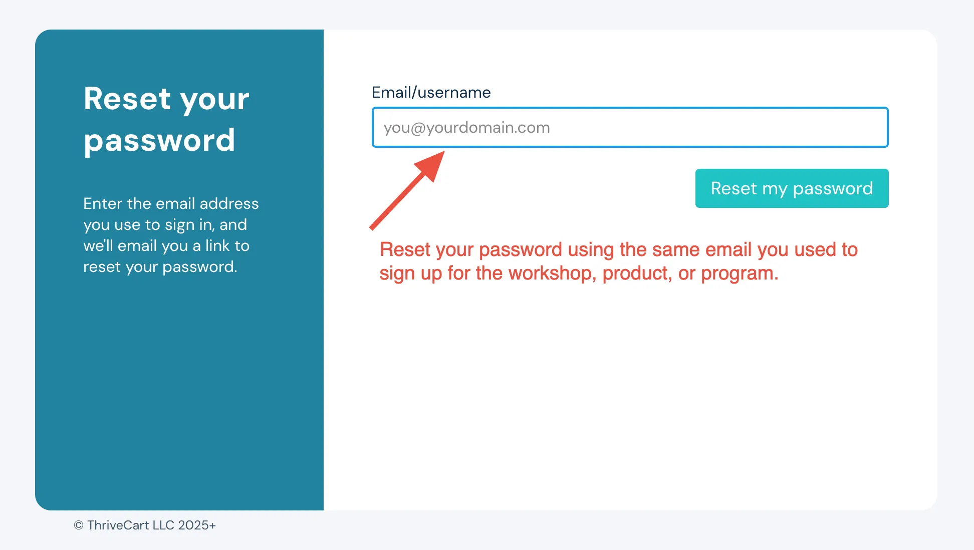 Example of login