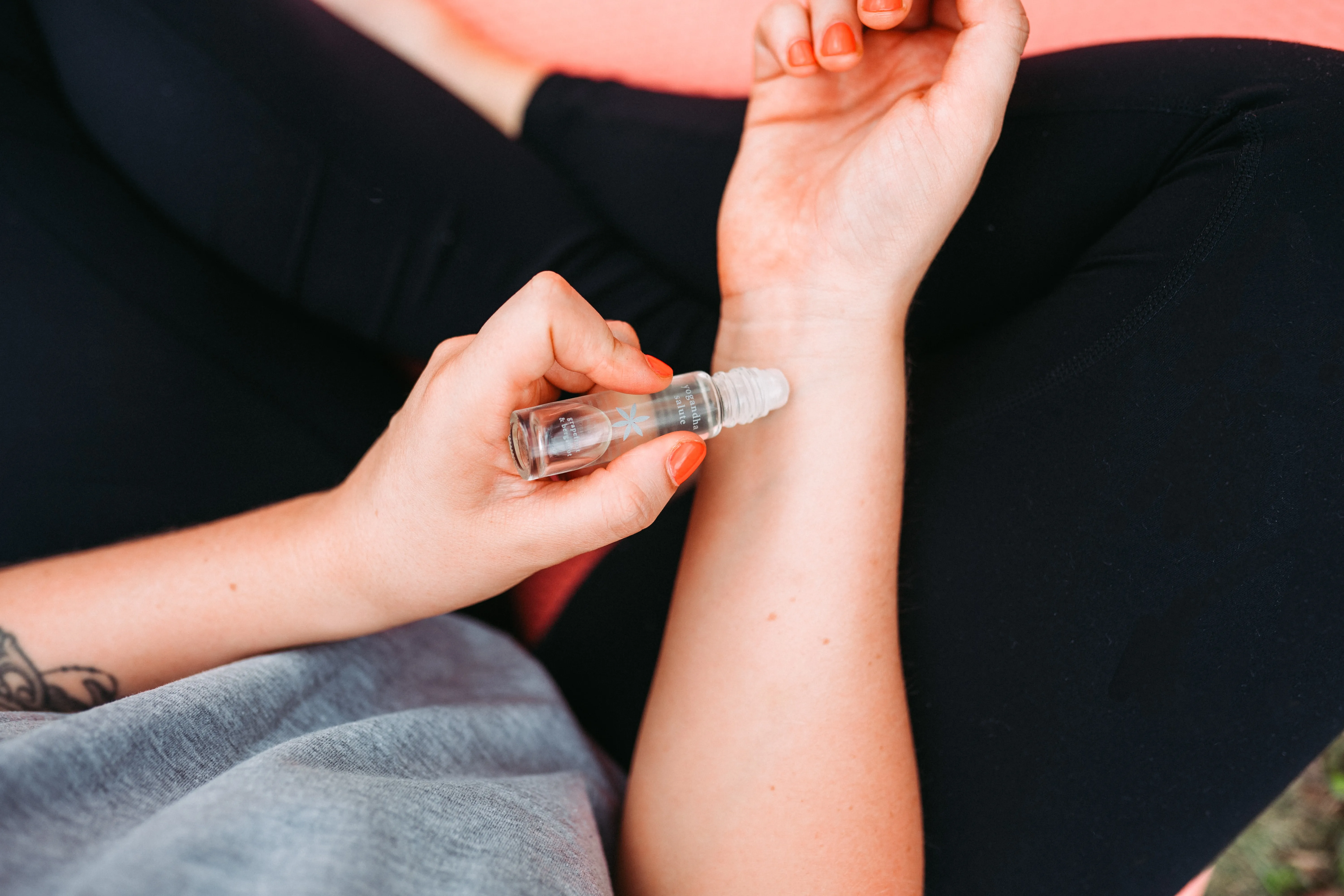 Roller bottles allow your essential oils to go with you all day.