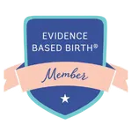 Evidence Based Birth, member badge