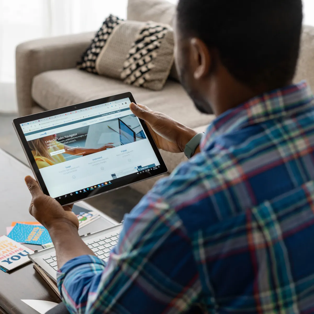 Online presence on LinkedIn, Facebook and Instagram