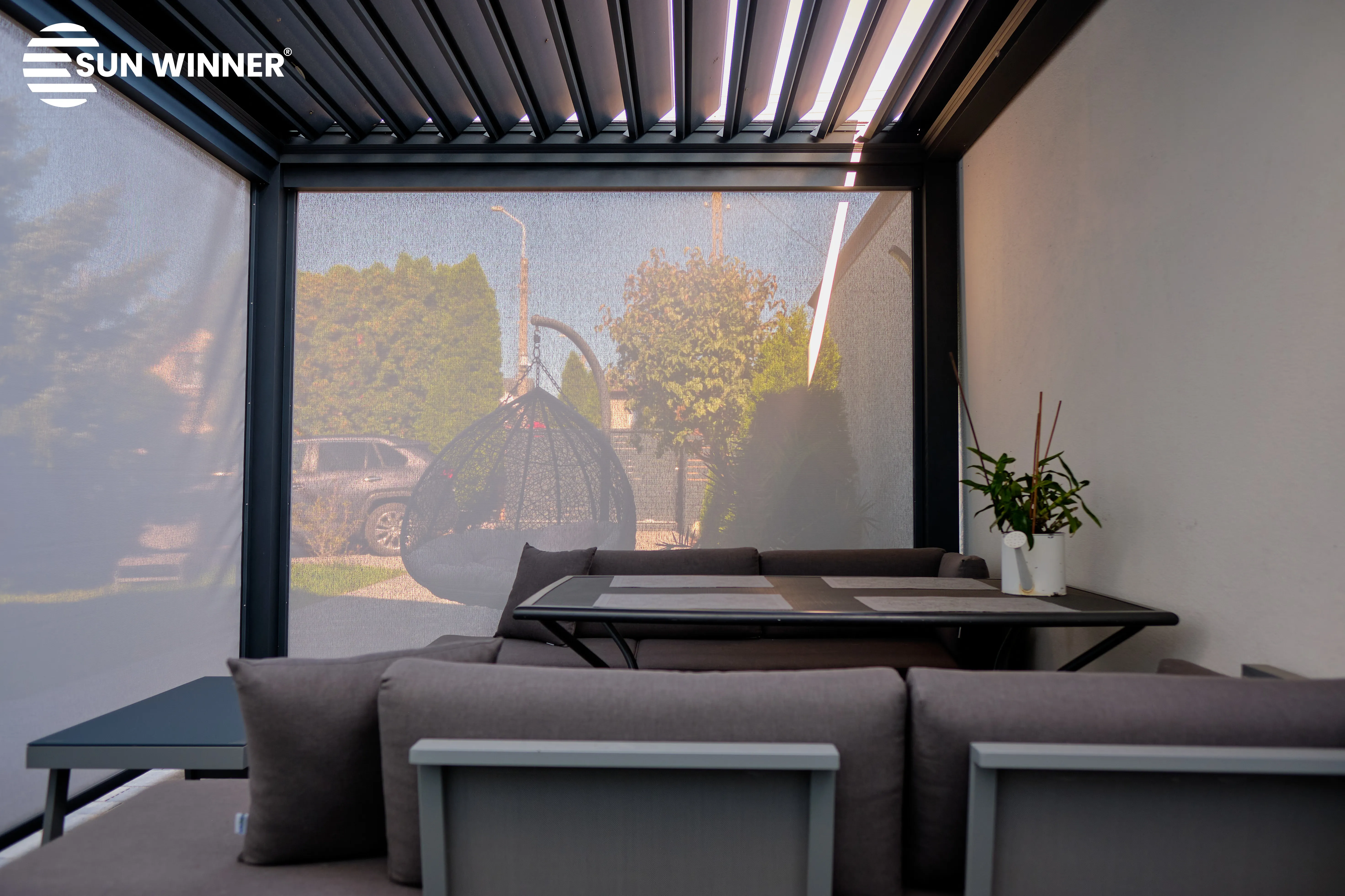 bioklimatska pegola ziproloji zasenčitev