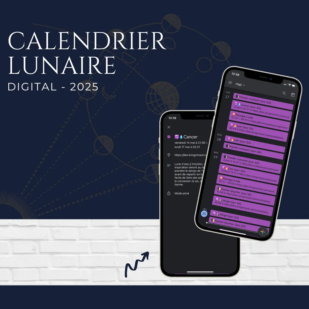 Calendrier Lunaire pour entrepreneurs