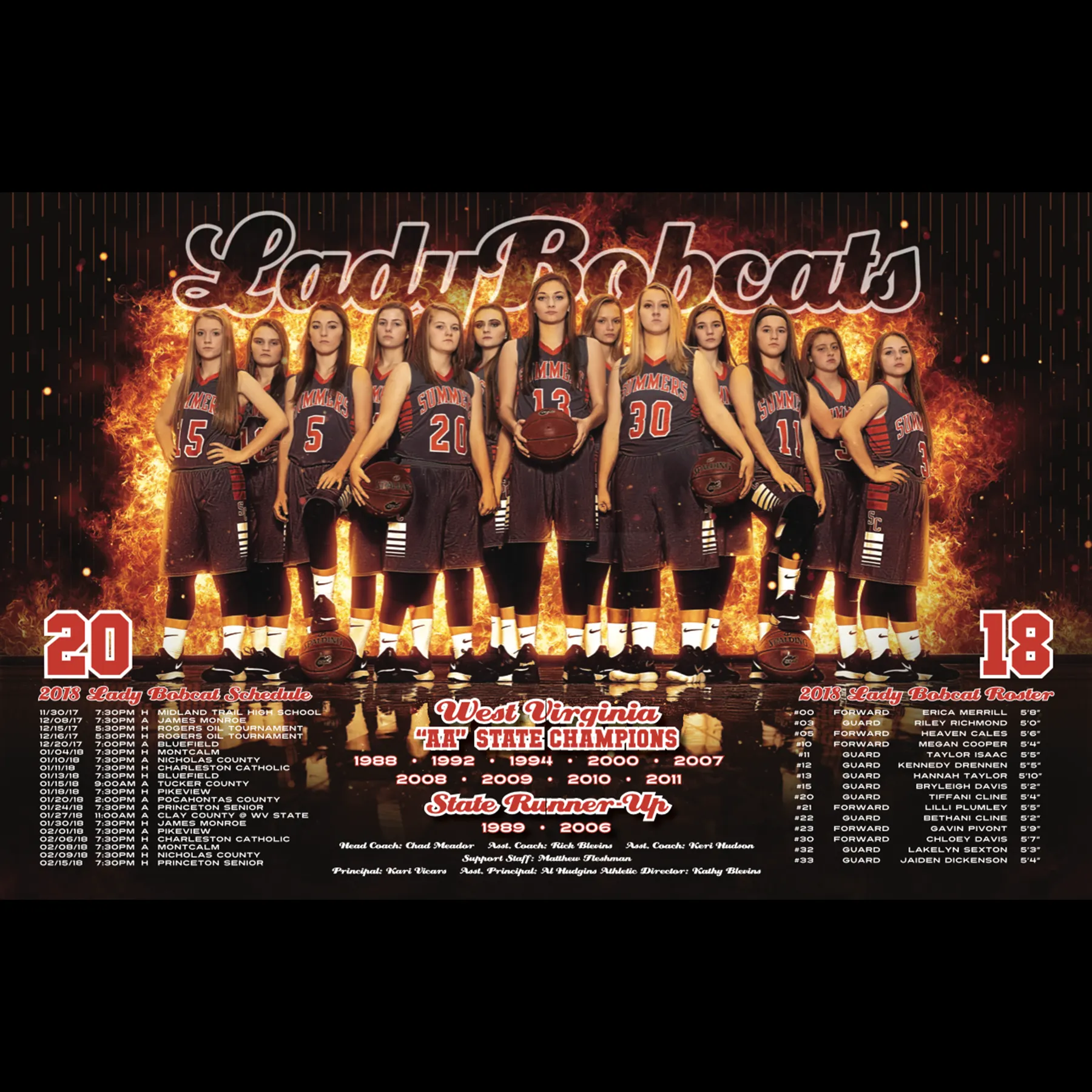 Lady Bobcat Schedules 2018