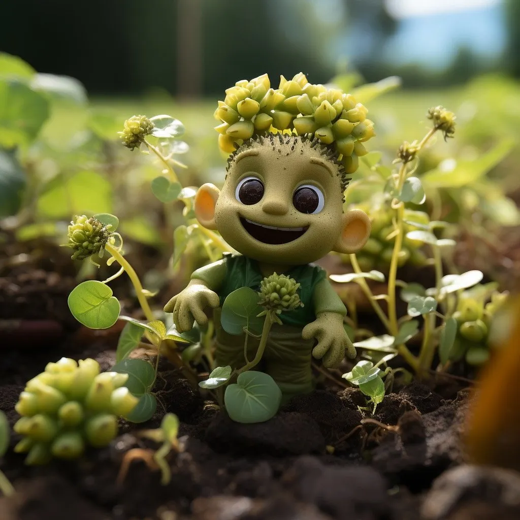 Serena Alfalfa sprouts in Happy Belly Garden