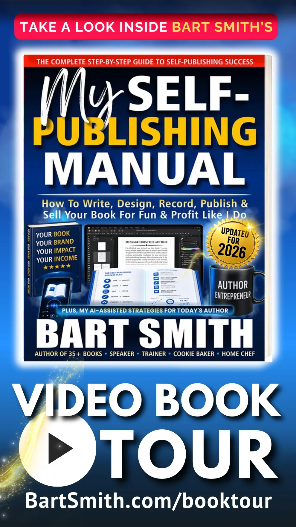 Book Video Tour For My Self-Publishing Manual by Bart Smith