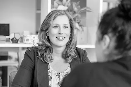 Nanneke van Drunen in gesprek met een mentorship klant