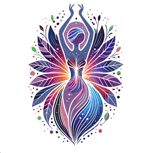 Cheryl T Campbell logo with a cosmic phoenix design in vibrant colors, representing spiritual growth, personal transformation, and empowerment for women entrepreneurs.