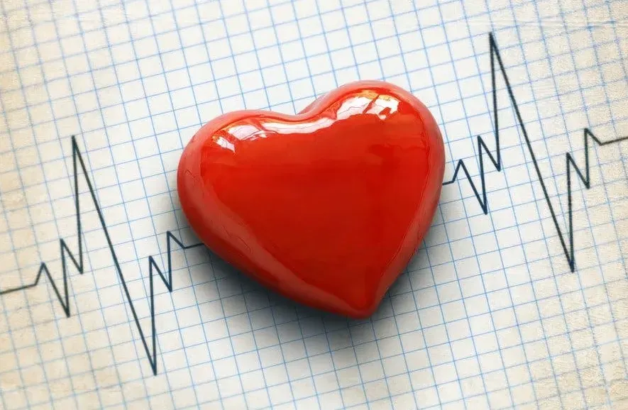 a diverse group of people engaging in heart-healthy activities.