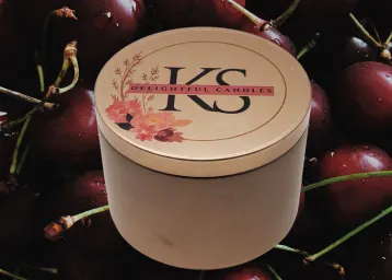 KNS Delightful Candles Signature Collection Black Cherry
