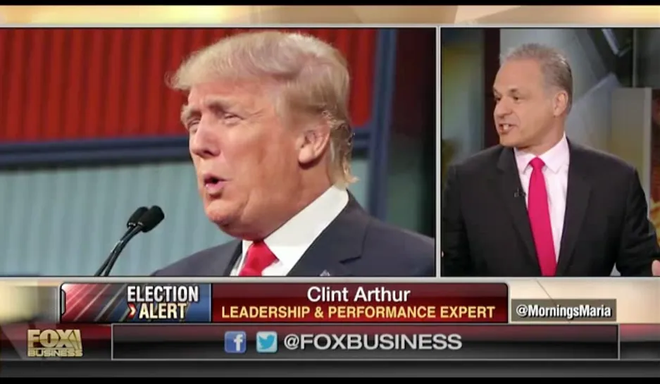 Clint Arthur with Donald Trump