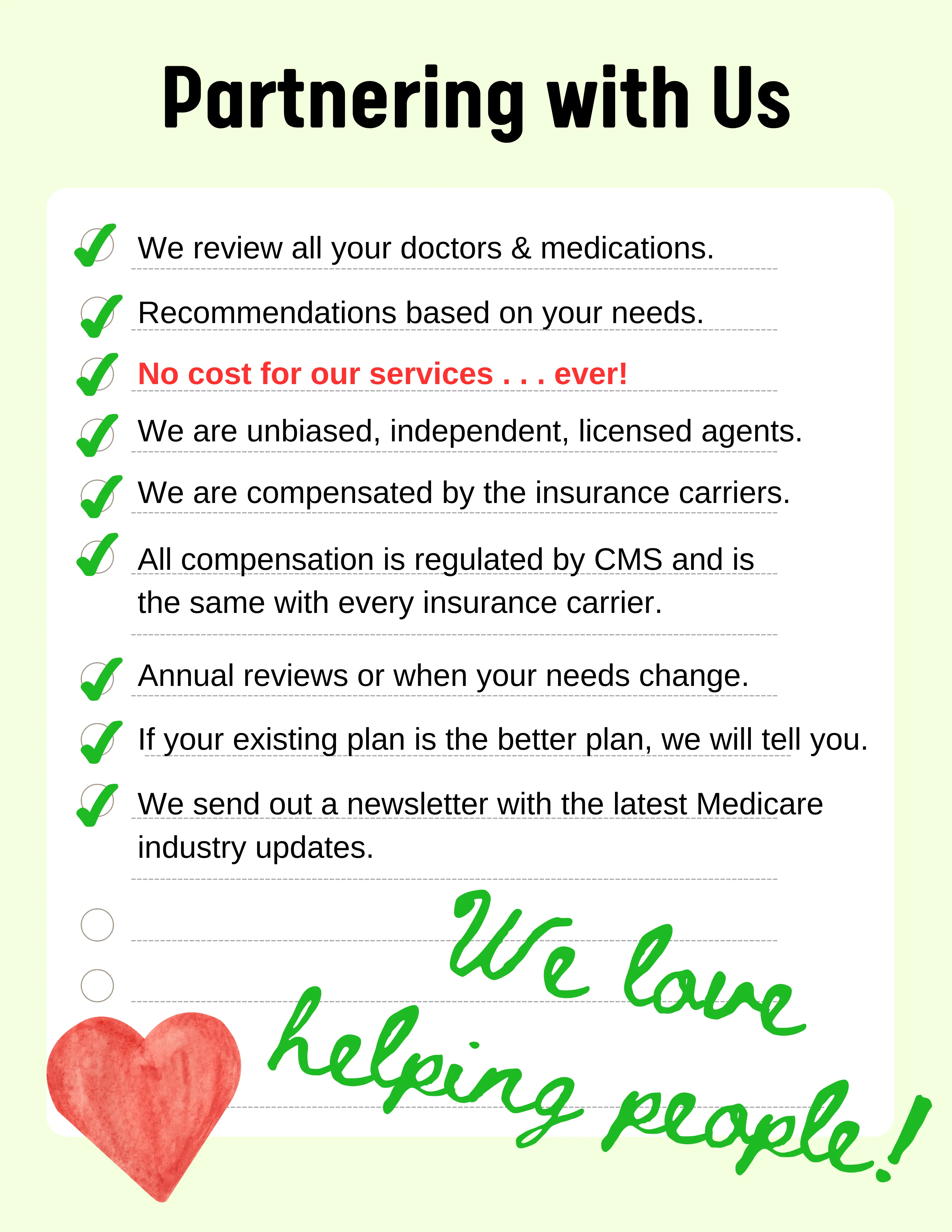 Reasons to Partner with Us!