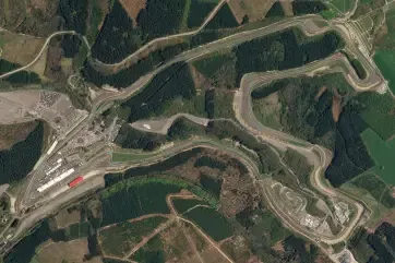Circuit de Spa-Francorchamps, 4970 Stavelot, Belgium Ariel View