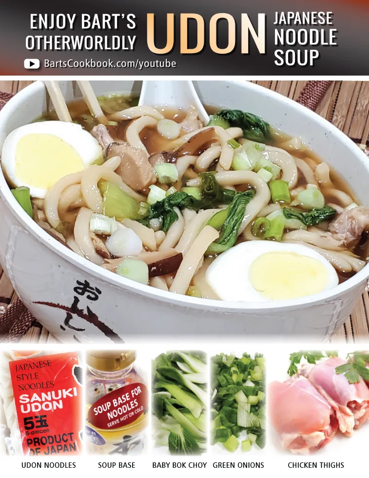 Enjoy Bart's Otherworldly Japanese Udon Soup (With Salmon)
