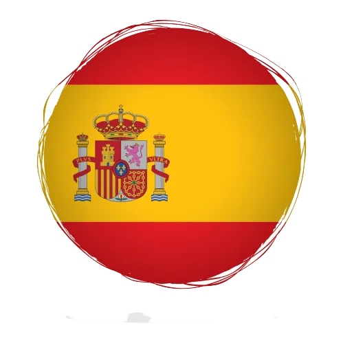 The flag of Spain displays the iconic red and yellow design on a white background. of the Spanish Yasha Ahayah Scriptures