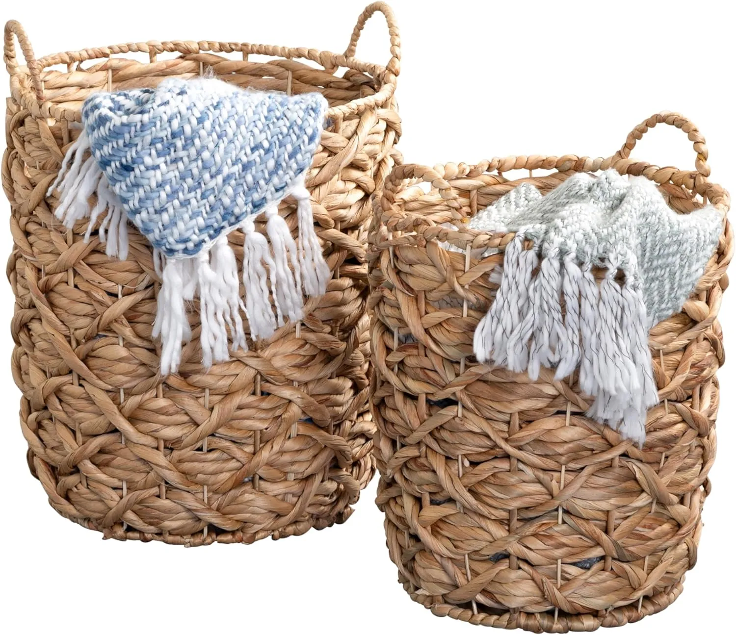 Bohemian Woven Natural Baskets