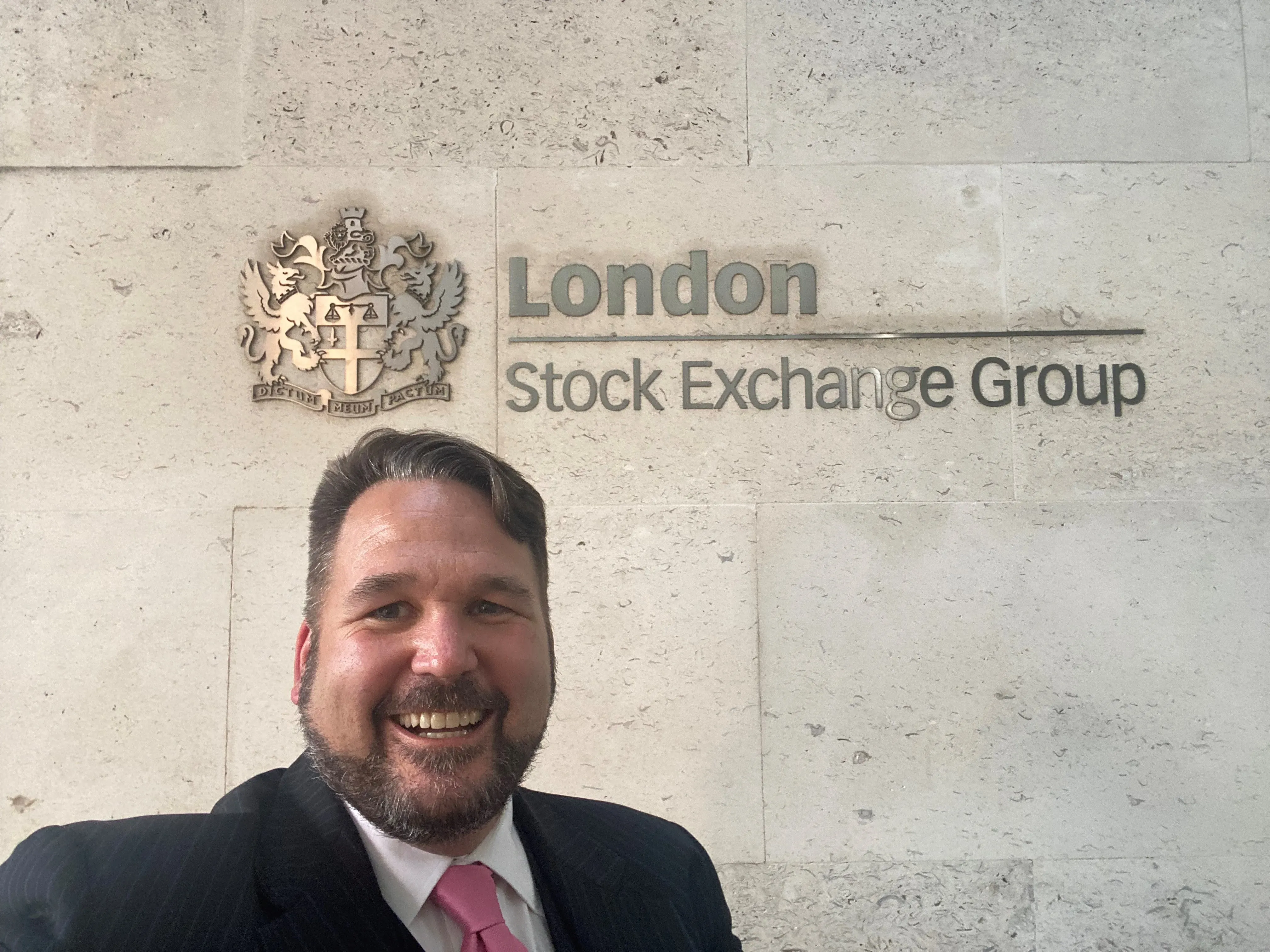 Eric Couch at the London Stock Exchange