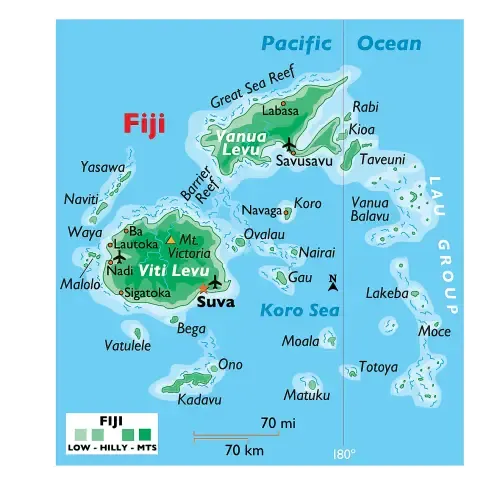 Fiji Map