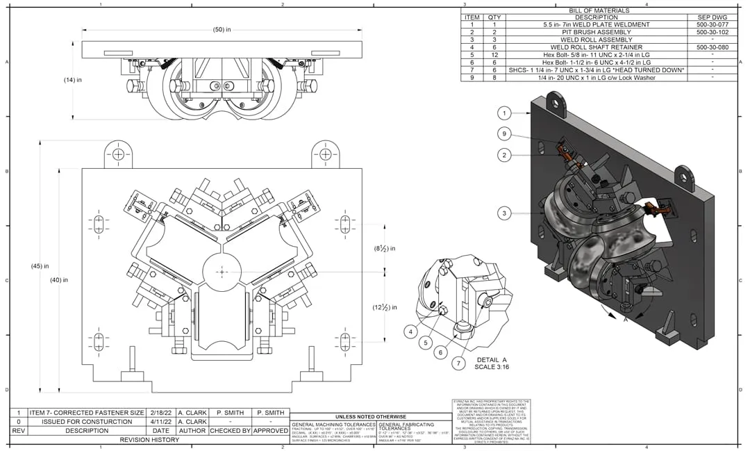 weld plate draft