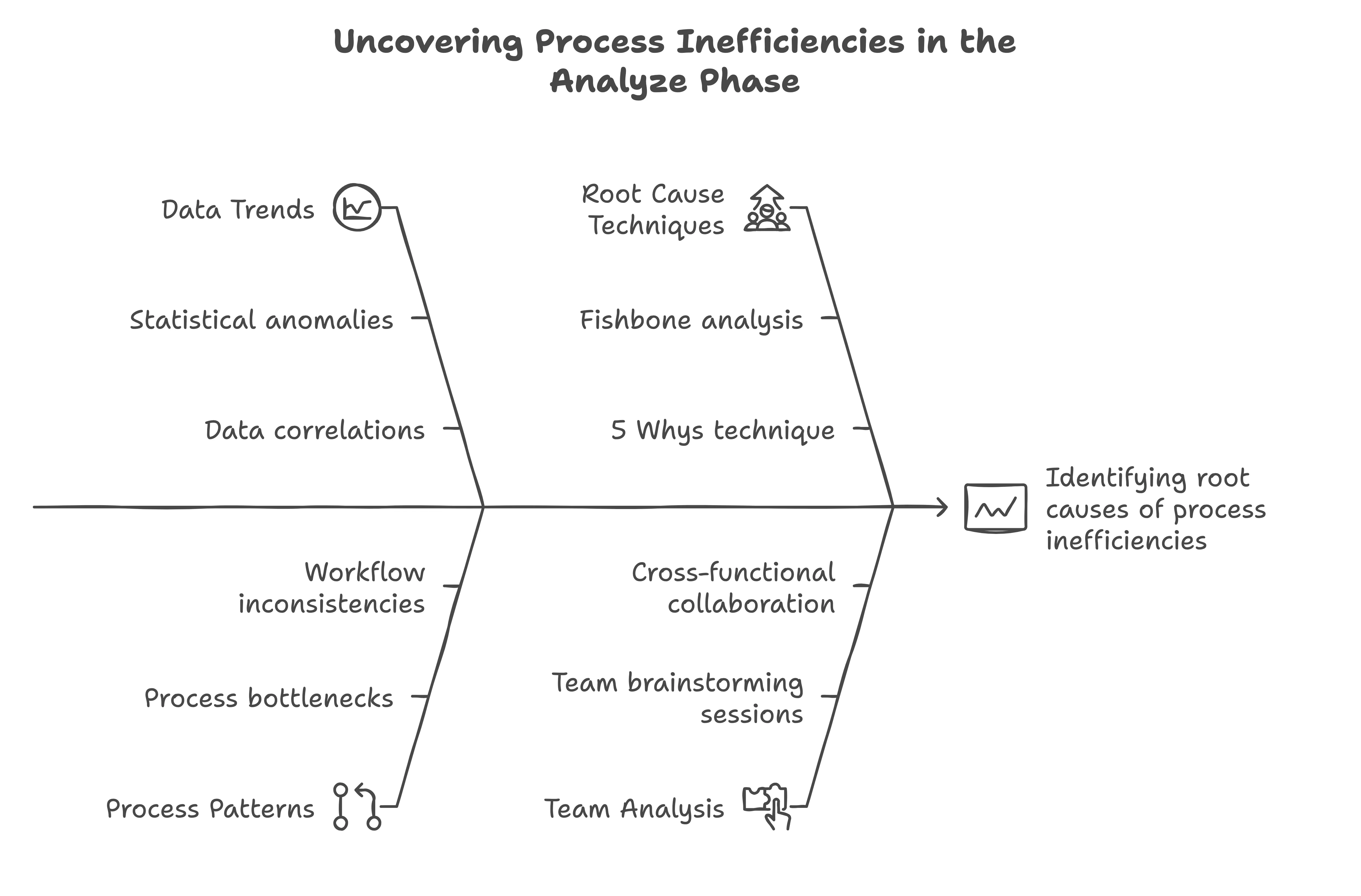 Uncovering Process Inefficiencies in the Lean Six Sigma Analyze Phase