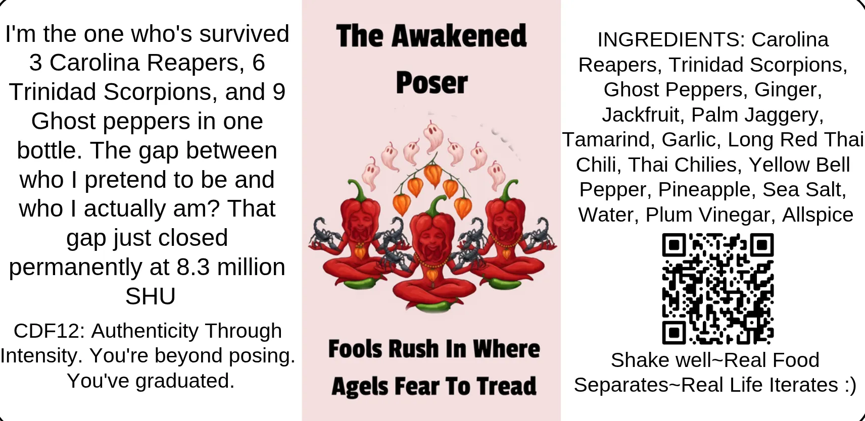 Image of The Awakened Poser Hot Sauce
